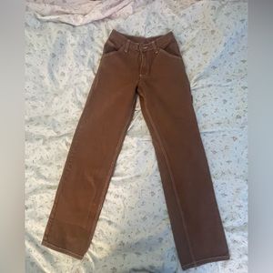 brandy melville john galt brown carpenter pants
